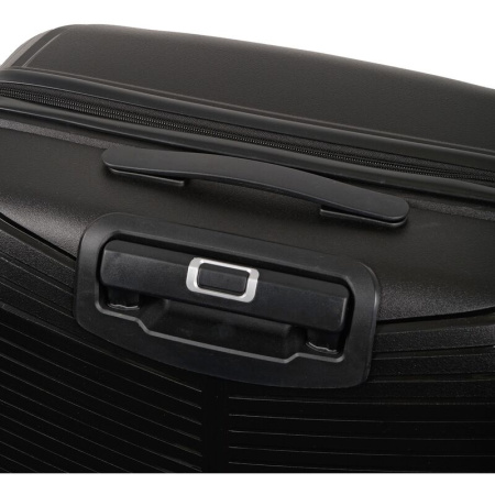 Чемодан Polar 91 литр из пластика черный (РР823) Чемодан Polar 91 литр из пластика черный (РР823)