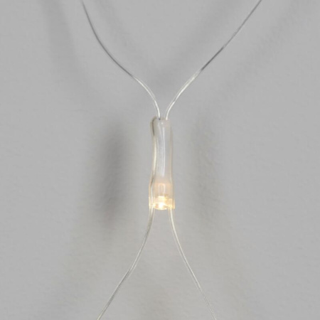 Электрогирлянда теплый белый свет 2х3 м