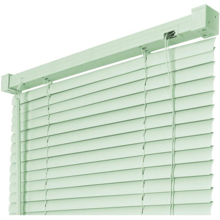 Жалюзи горизонтальные пластиковые салатовые (40х160 см)