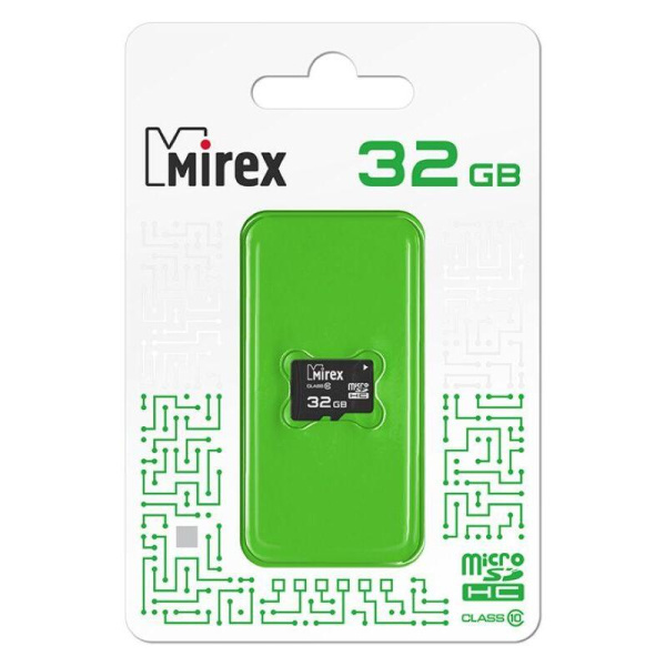 Карта памяти 32 ГБ microSDHC Mirex 13612-MC10SD32 Class 10