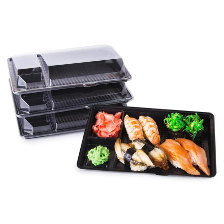 Крышка для контейнера Кадо-Прим КД 011 прозрачная (220х148 мм 540 штук в  упаковке)