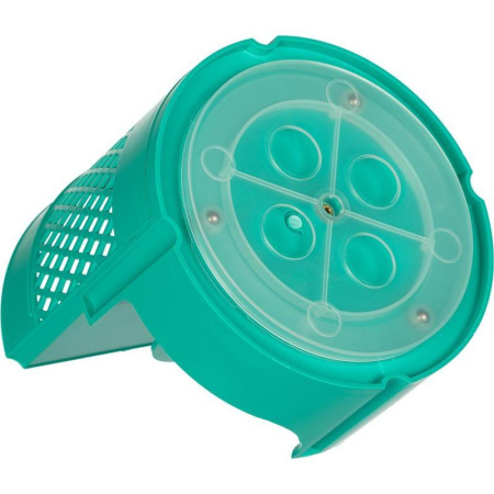 Подставка для канцелярских мелочей Attache Office вращающаяся бирюзовая 5 отделений