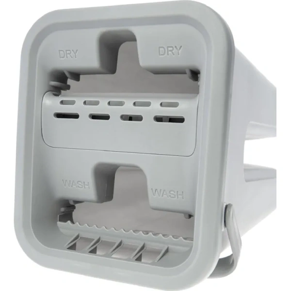 Набор для уборки Home Queen Compact 2 (швабра, сменная насадка (МОП),  ведро с отжимом)
