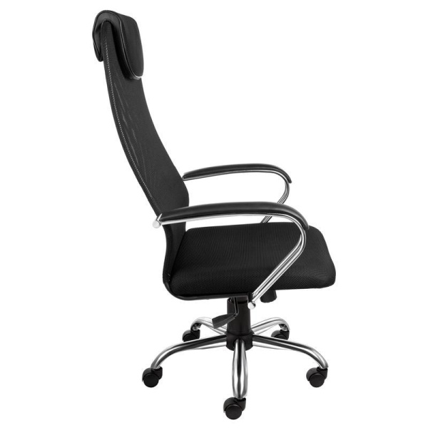 Кресло для руководителя Alvest 142 CH черное (сетка/ткань, металл)