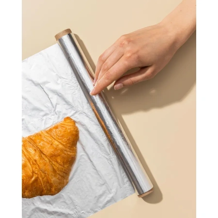 Фольга пищевая алюминиевая Комус 29 см х 10 м (толщина 9 мкм)