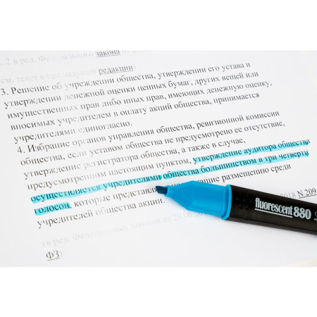 Текстовыделитель M&G голубой (толщина линии 1-3 мм)