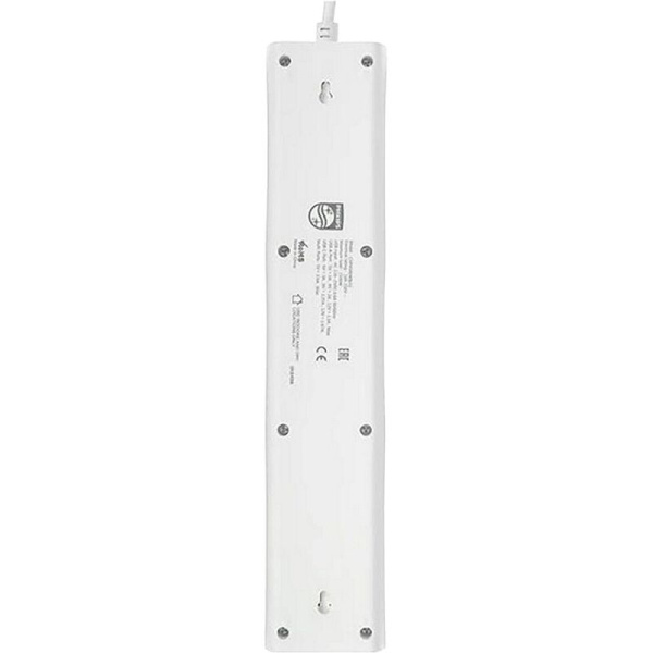 Сетевой фильтр Philips CHP4346WB/51 на 4 розетки 3 метра + 2 USB