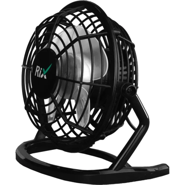 Вентилятор настольный Rix RDF-1500USB чёрный