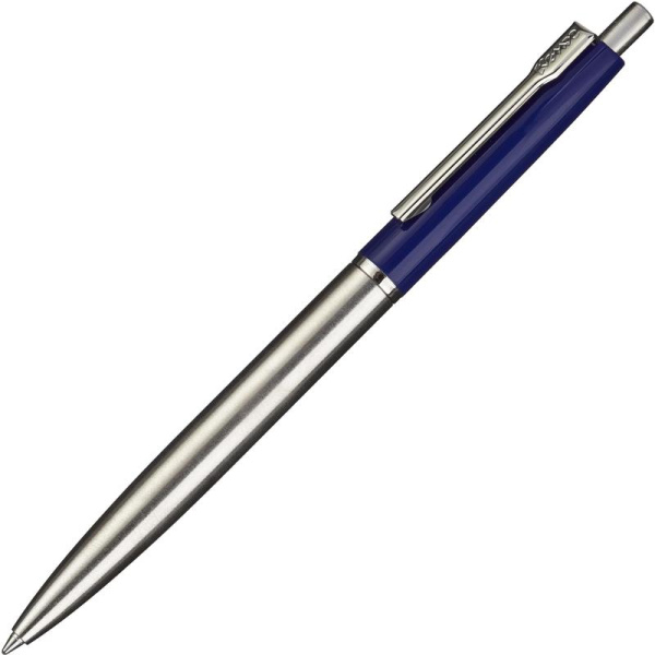 Ручка шариковая автоматическая Комус синяя (толщина линии 0.5 мм)