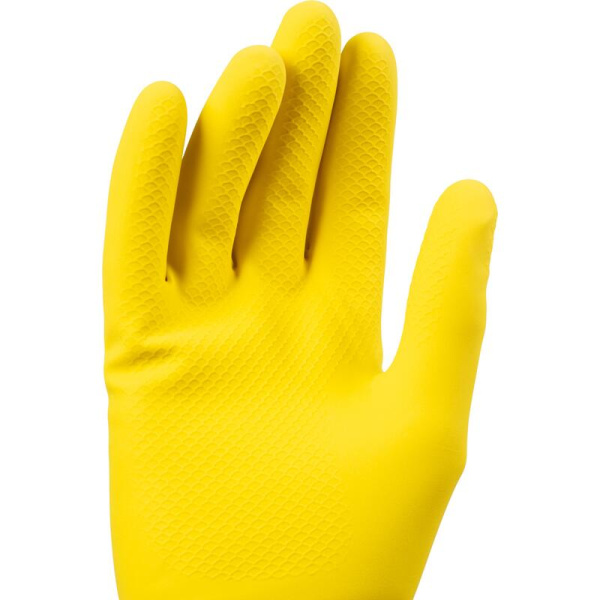 Перчатки КЩС латексные Scaffa Луч Cem L40 желтые (размер 10)