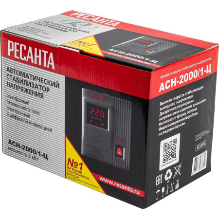 Стабилизатор напряжения Ресанта АСН-2000 1-Ц