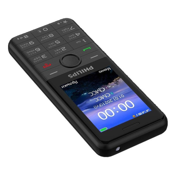 Мобильный телефон Philips Xenium E172 черный