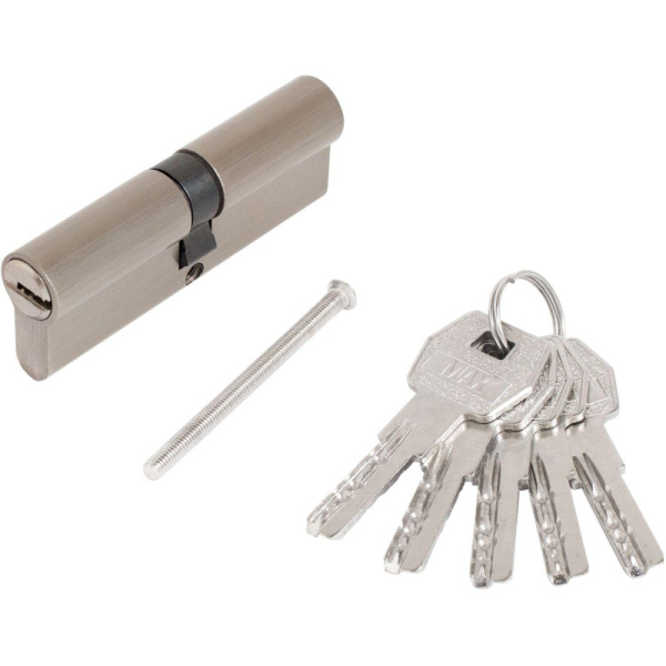 Замок врезной дверной Max 90 матовый никель