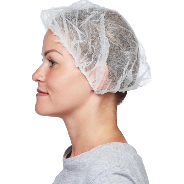 Шапочка одноразовая берет нестерильная белая Klever (100 штук в  упаковке) Шапочка одноразовая берет нестерильная белая Klever (100 штук в  упаковке)