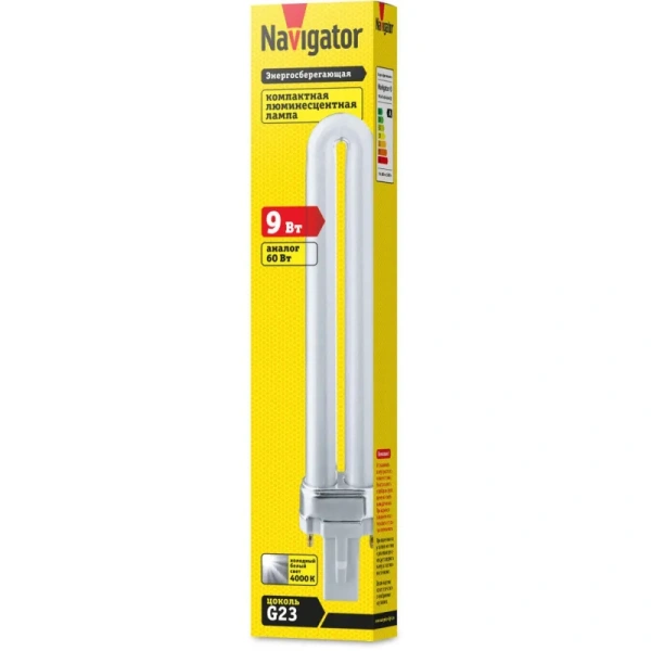 Лампа люминесцентная Navigator 11 Вт G23 T4 4000 К 805 Лм (94073)
