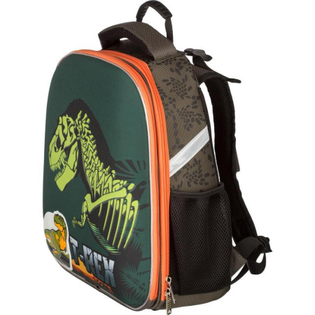 Ранец ортопедический №1 School Basic T-Rex (неоновая подсветка корпуса на пульте д/у)