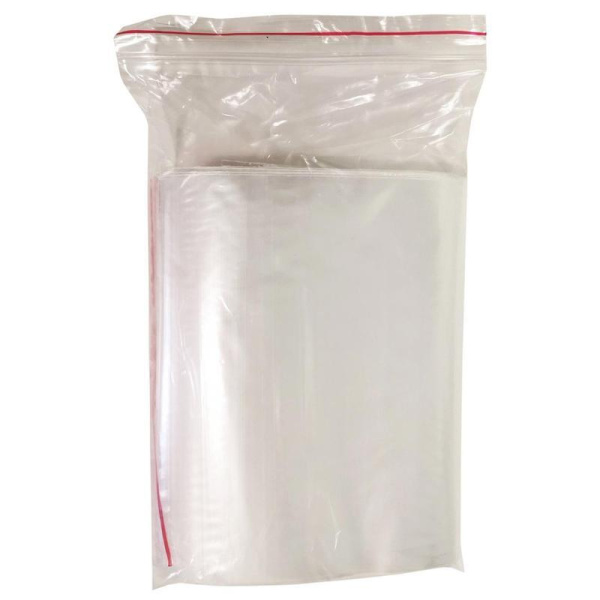 Пакет с замком zip-lock 20х25 см 60 мкм (100 штук в  упаковке)