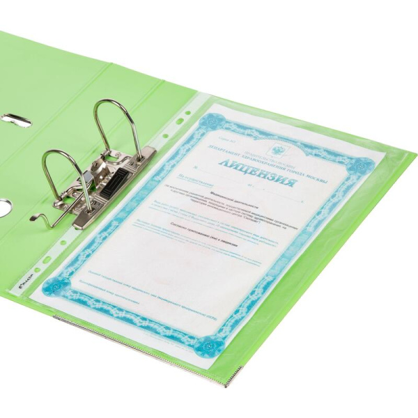 Папка-регистратор Attache 75 мм салатовая