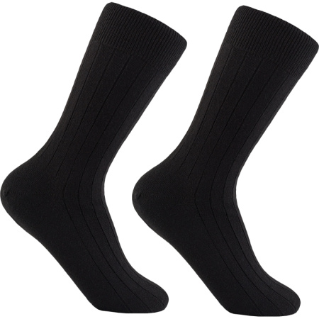 Носки мужские шерстяные черные с полосой размер 29