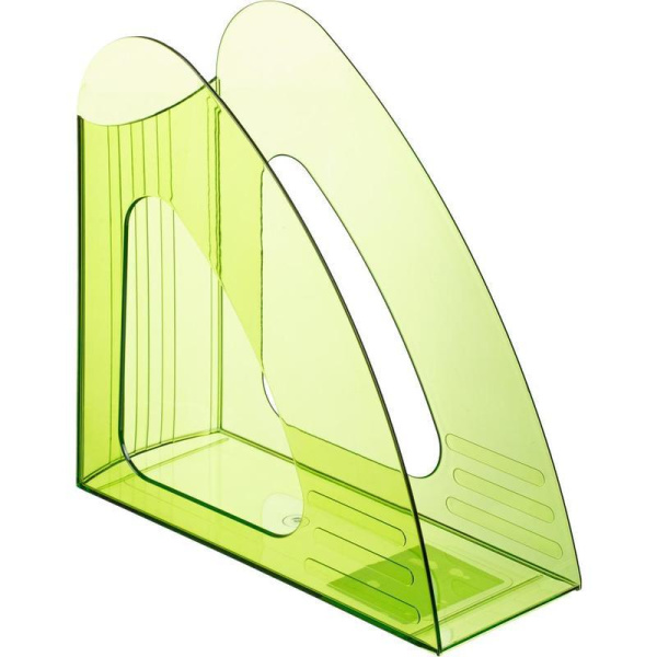 Вертикальный накопитель Attache Bright Colours прозрачный зеленый ширина 90 мм