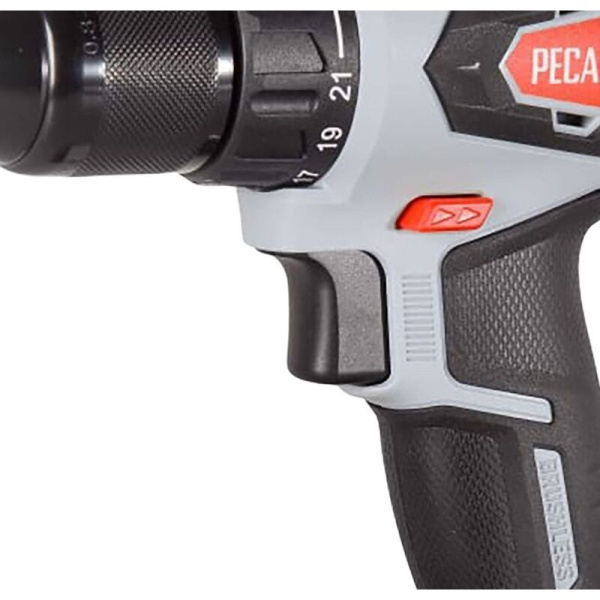 Дрель-шуруповерт аккумуляторная Ресанта ДА-20-2ЛК-Б бесщеточная 2 АКБ x   Li-ion (20 В, 2 Ач)+ЗУ в кейсе (75/14/10)