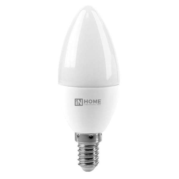 Лампа светодиодная In Home LED-СВЕЧА-VC свеча 8Вт 6500K 760Лм 220В  4690612024806