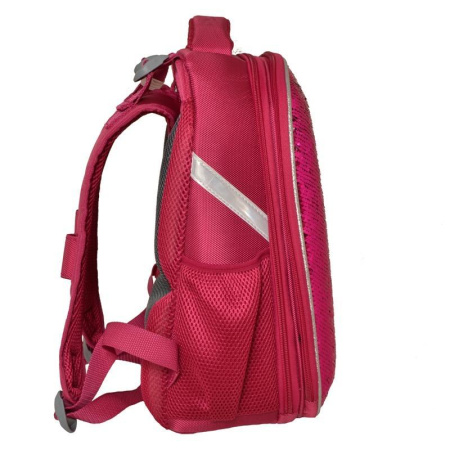 Ранец ортопедический №1 School Sparkle Pink  (пайетки двусторонние)