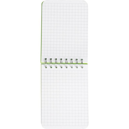 Блокнот Attache Fantasy А7 80 листов салатовый в клетку на спирали (75х120 мм)