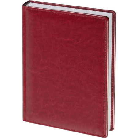 Ежедневник датированный 2022 год Attache Agenda искусственная кожа А5  176 листов бордовый (148х218 мм)