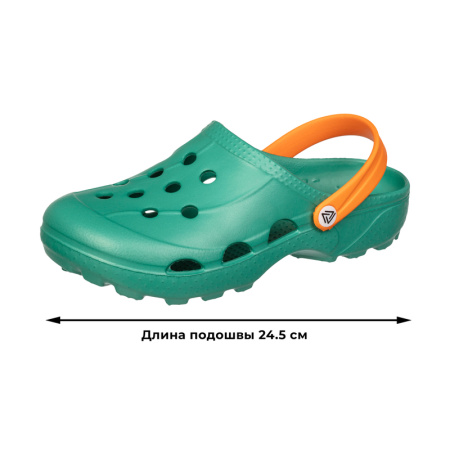 Сабо женские Evart Ола ЭВА зеленые размер 38 с ремешком