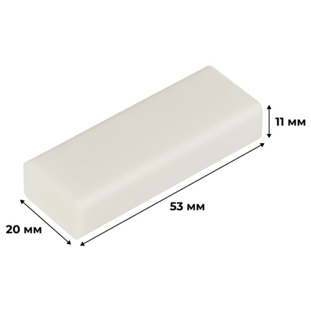 Ластик M&G из синтетического каучука прямоугольный 53x20x11 мм