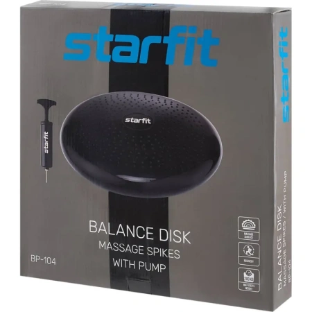 Диск балансировочный Starfit BP-104 с насосом (33x33x6 см)