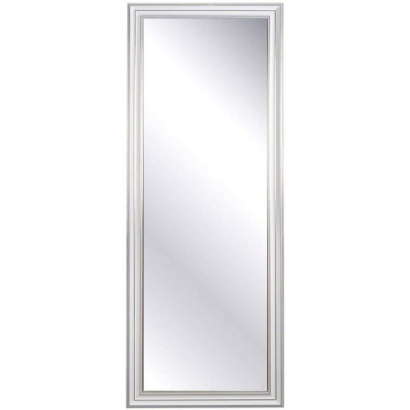 Зеркало настенное НБ404 (белый с серебром, 490x1290 мм, прямоугольное)