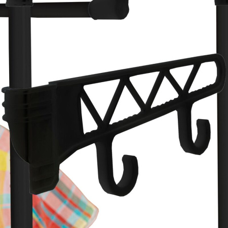 Вешалка гардеробная напольная Helex Home (черная)