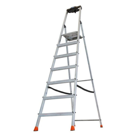Стремянка алюминиевая 7 ступеней Krause Safety 128973