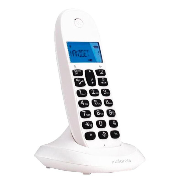 Радиотелефон Motorola C1001CB+ белый