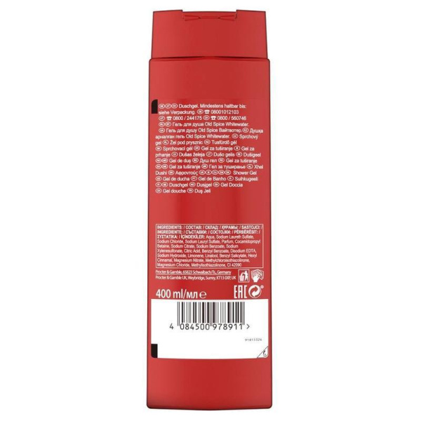 Гель для душа мужской Old Spice Whitewater 400 мл