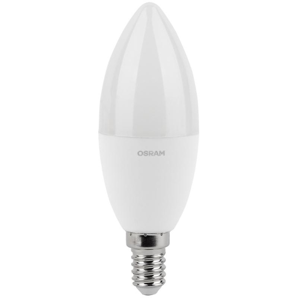 Лампа светодиодная Osram LED Value B свеча 10Вт E14 3000K 800Лм 220В  4058075579125