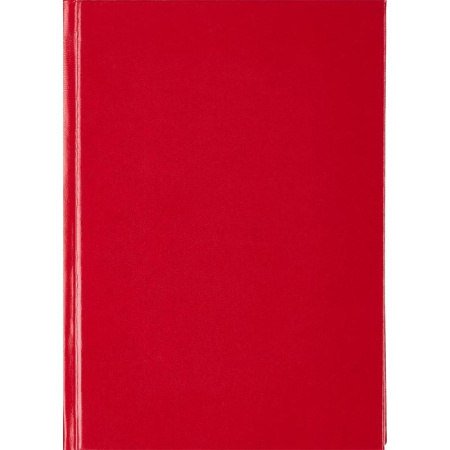 Ежедневник недатированный Attache Ideal New искусственная кожа A5+ 136  листов красный (146х206 мм)
