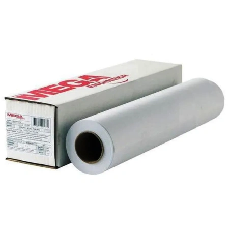 Бумага широкоформатная Mega Engineer InkJet (диаметр втулки 50.8 мм, длина 45 м, ширина 420 мм, плотность 80 г/кв.м, белизна 146%)