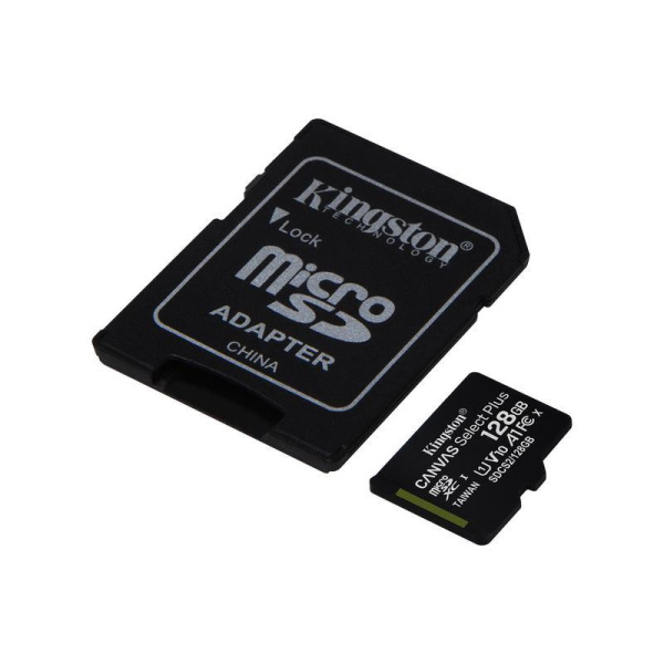 Карта памяти 128 ГБ microSDXC Kingston Canvas Select Plus Class 10 UHS-I (SDCS2/128GB)