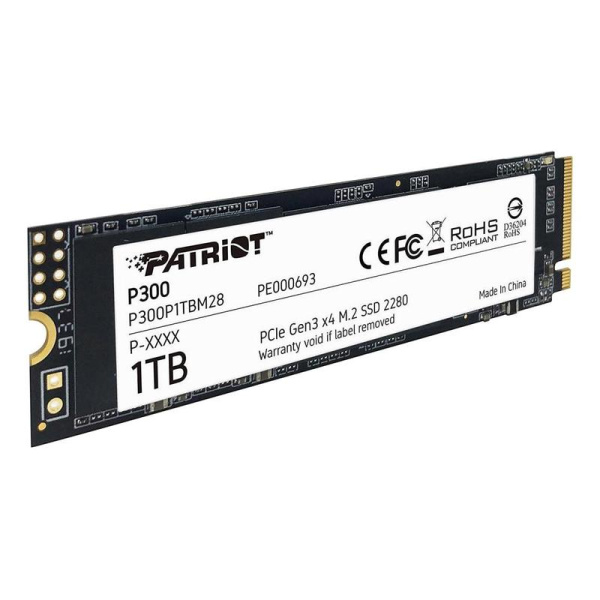 SSD накопитель Patriot Memory P300 1 ТБ (P300P1TBM28)