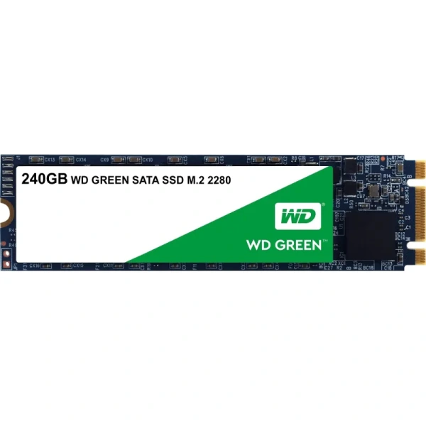 SSD накопитель WD SATA3 240G Green M.2 2280(WDS240G2G0B)