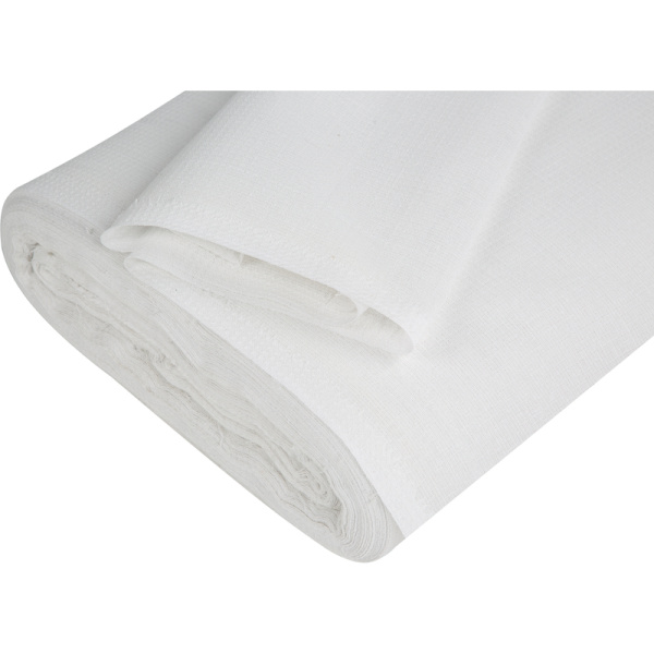 Полотно техническое вафельное 45 см x 60 м, 145 г/кв.м, отбеленное