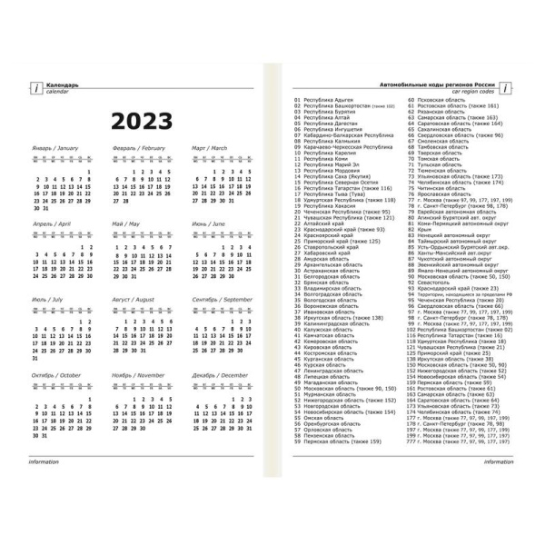 Ежедневник датированный 2023 год Attache Economy Кожа картон А5 160  листов (147x206 мм)