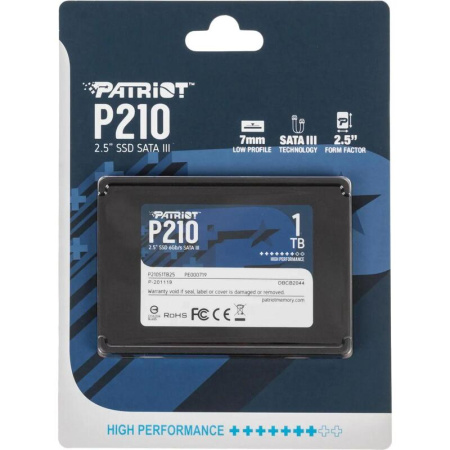 SSD накопитель Patriot Memory P210 1 ТБ (P210S1TB25)