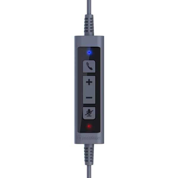 Гарнитура проводная Accutone UB610MK3 ProNC USB Comfort  (ZE-UB610MK3-ENC)