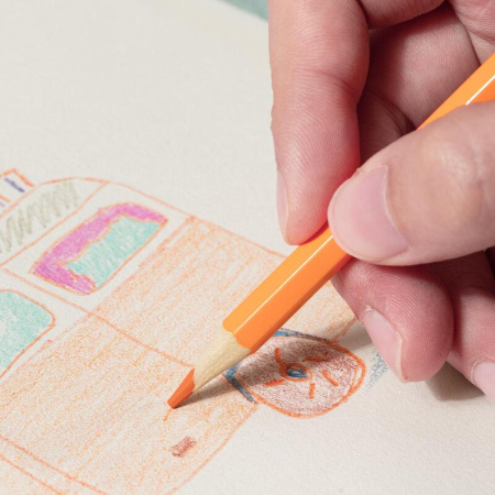 Карандаши цветные Deli 12 цветов шестигранные (EC128-12)