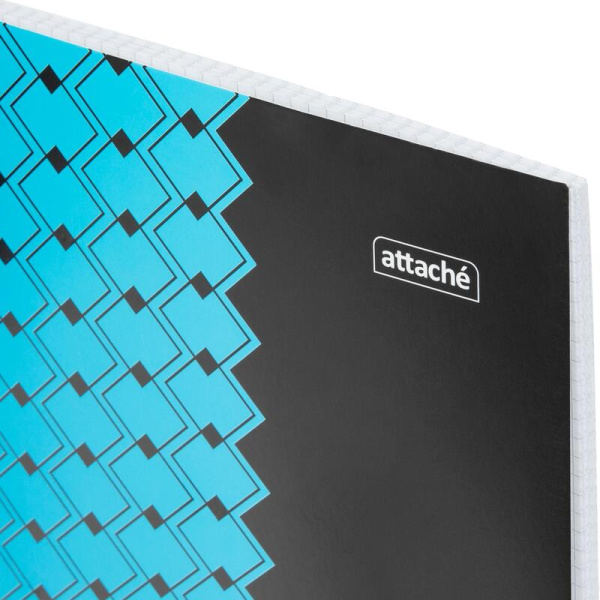 Тетрадь общая Attache Персия А4 60 листов в клетку на спирали (обложка  разноцветная, ВД-лак)