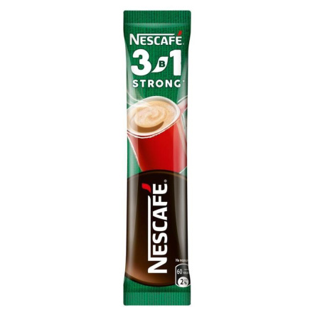 Кофе порционный растворимый Nescafe 3 в 1 Strong 20 пакетиков по 14.5 г